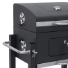 Holzkohlegrill mit Rädern, 2 Rosten und Deckel Austin Angebot