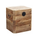 Holz-Aufbewahrungstruhe 52x48x55 cm Irving Verkauf