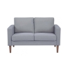 Moderner 2-Sitzer Sofa aus Baumwolle 137x73x82cm Ramsey Modell