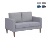 Moderner 2-Sitzer Sofa aus Baumwolle 137x73x82cm Ramsey Aktion