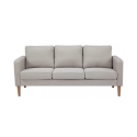 Moderner 3-Sitzer-Sofa mit Holzoptik-Beinen Ramsey Verkauf