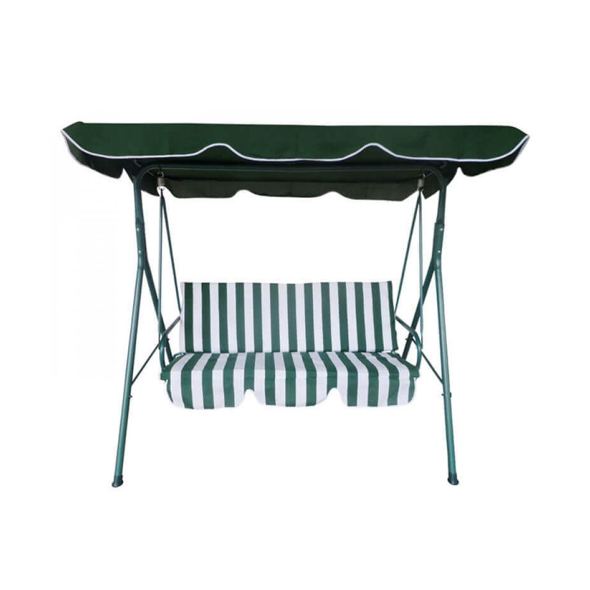 Gartenschaukel mit abnehmbaren Kissen Green