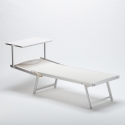 Professionelle Sonnenliege Aluminium Italia 