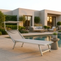 4er Set Sonnenliegen Luxus Italienischen Strandliegen mit Dach Italia Sales