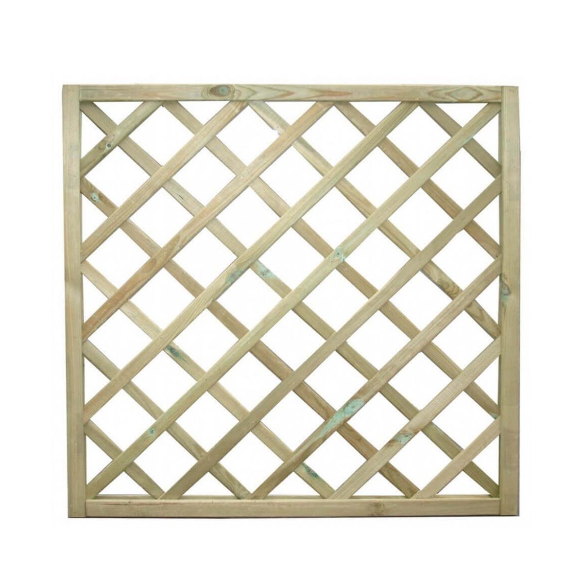 Holzgitter aus Kiefer 90x90 für Kletterpflanzen Sandra