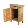 Holz-Nachttisch mit Tür und Schublade Farran Angebot