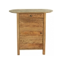 Holz-Nachttisch mit Tür und Schublade Farran Sales