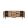 Sideboard aus recyceltem Kiefernholz mit 4 Schubladen Heron Sales