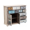 Shabby-Chic Kommode in Holz Multicolor Greg Verkauf
