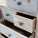 Shabby-Chic Kommode in Holz Multicolor Greg Rabatte