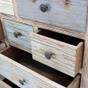 Shabby-Chic Kommode in Holz Multicolor Greg Rabatte