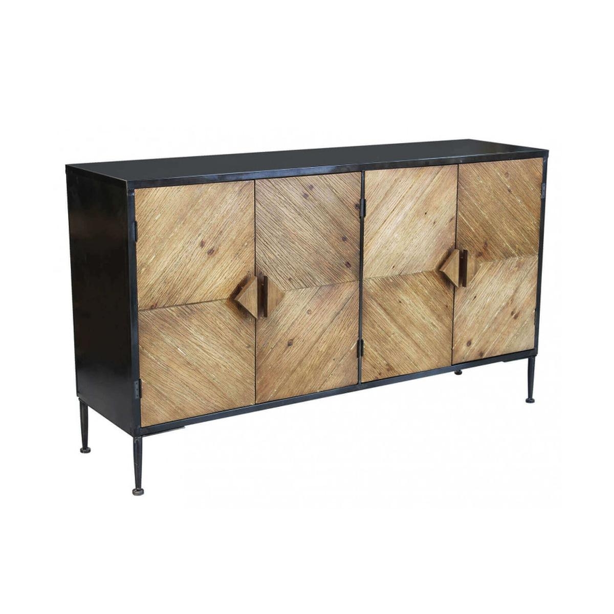 Industrie-Stil Holz- und Metall-Sideboard Derek