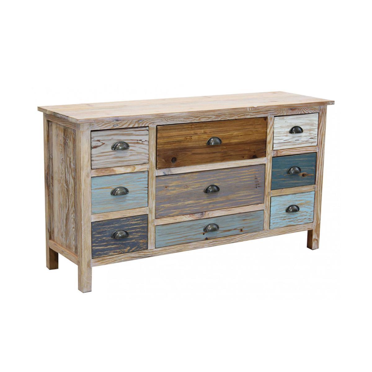 Shabby-Chic Holz-Schubladenschrank Denny