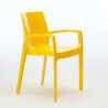 Cream Grand Soleil Stapelbare Polypropylen Stühle mit Armlehnen Küche Bar  Angebot
