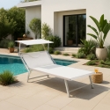 Strand Sonnenliege aus Aluminium Grande Italia XL professionell 