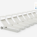 20 Sonnenliegen Strandliege aus Aluminium mit Rollen für Garten Swimmingpool Alabama Aktion