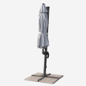Ampelschirm 3x3 Quadratisch Pendelschirm Garten Café Alu Paradise 