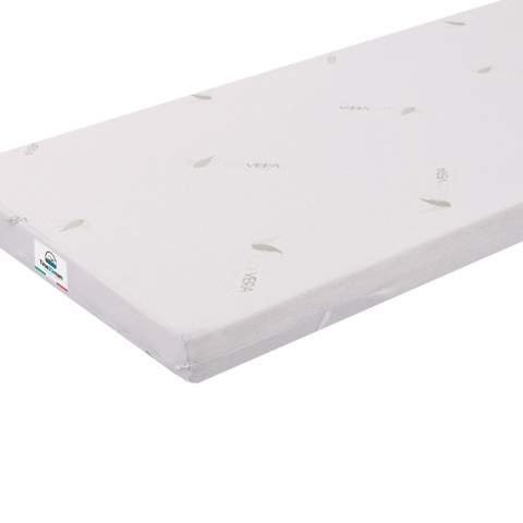 Topper Einzeln 90x200 aus Memory-Foam Beschichtung Aloe Vera Dicke 8 cm Top8