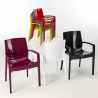 Cream Grand Soleil Stapelbare Polypropylen Stühle mit Armlehnen Küche Bar  