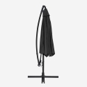 Gartenschirm 3 Meter exzentrisch Aluminium achteckig Bar Hotel Fan Noir Preis