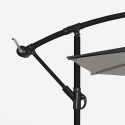 Gartenschirm 3 Meter exzentrisch Aluminium achteckig Bar Hotel Fan Noir Kosten