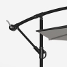Gartenschirm 3 Meter exzentrisch Aluminium achteckig Bar Hotel Fan Noir Kosten