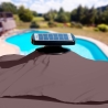Sonnenschirm Ampelschirm verstellbarer Arm mit LED-Solarlicht 3x3m Paradise Brown Light Eigenschaften