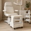 Pedicure Fußstütze mit Kissen, Schubfach und 4 Rollen Kaekoon Rabatte