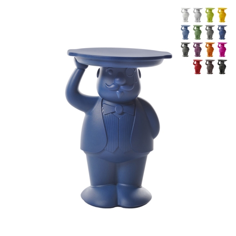 Moderner, nachhaltiger Design-Beistelltisch 60 cm für Bars und Restaurants Ambrogio Aktion