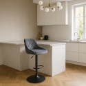 Nox Verstellbarer drehbarer Küchen- Barhocker mit Samt gesteppt Preis