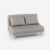 2-Sitzer Schlafsofa skandinavischer Stil aus Stoff Elettra Verkauf