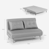 2-Sitzer Schlafsofa skandinavischer Stil aus Stoff Elettra 