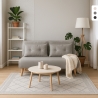 2-Sitzer Schlafsofa skandinavischer Stil aus Stoff Elettra Aktion