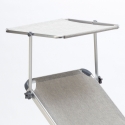 20er Set Nettuno Aluminium Sonnenliegen mit verstellbarem Sonnendach 