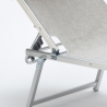 20er Set Nettuno Aluminium Sonnenliegen mit verstellbarem Sonnendach 