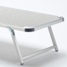 20er Set Nettuno Aluminium Sonnenliegen mit verstellbarem Sonnendach 