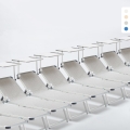 20er Set Nettuno Aluminium Sonnenliegen mit verstellbarem Sonnendach Aktion