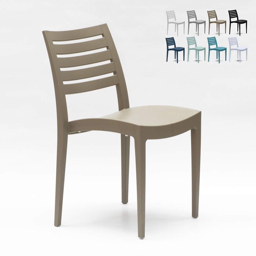 24er Set Stühle Polypropylen für Restaurant Firenze Grand Soleil