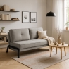 2-Sitzer Sofa Bett modernes Design aus Stoff Wohnzimmer Bellamy Verkauf