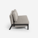 2-Sitzer Sofa Bett modernes Design aus Stoff Wohnzimmer Bellamy Angebot