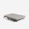 2-Sitzer Sofa Bett modernes Design aus Stoff Wohnzimmer Bellamy Rabatte