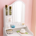 Schminktisch Schlafzimmer mit Spiegel und Hocker Flora Kauf