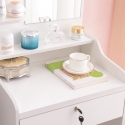 Schminktisch Schlafzimmer mit Spiegel und Hocker Flora 