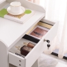 Schminktisch Schlafzimmer mit Spiegel und Hocker Flora 