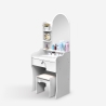 Schminktisch Schlafzimmer mit Spiegel und Hocker Flora Sales