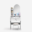 Schminktisch Schlafzimmer mit Spiegel und Hocker Flora Katalog