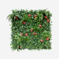 Künstliche immergrüne Hecke 100x100cm 3D Pflanzen Garten Lemox Aktion