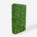 Künstliche Hecke Umzäunung 106x33x208cm Immergrüner Gardenia Vernas Katalog