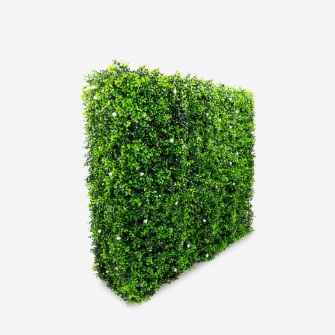 Künstliche Hecke 108x33x106cm immergrüner Buchsbaum Gartenhecke Ulmut Aktion