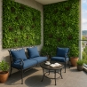 Künstliche Hecke 100x100cm realistische 3D-Pflanze Balkon Garten Briux Verkauf